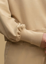 GAIA statement sleeve top, camel (SALE)
