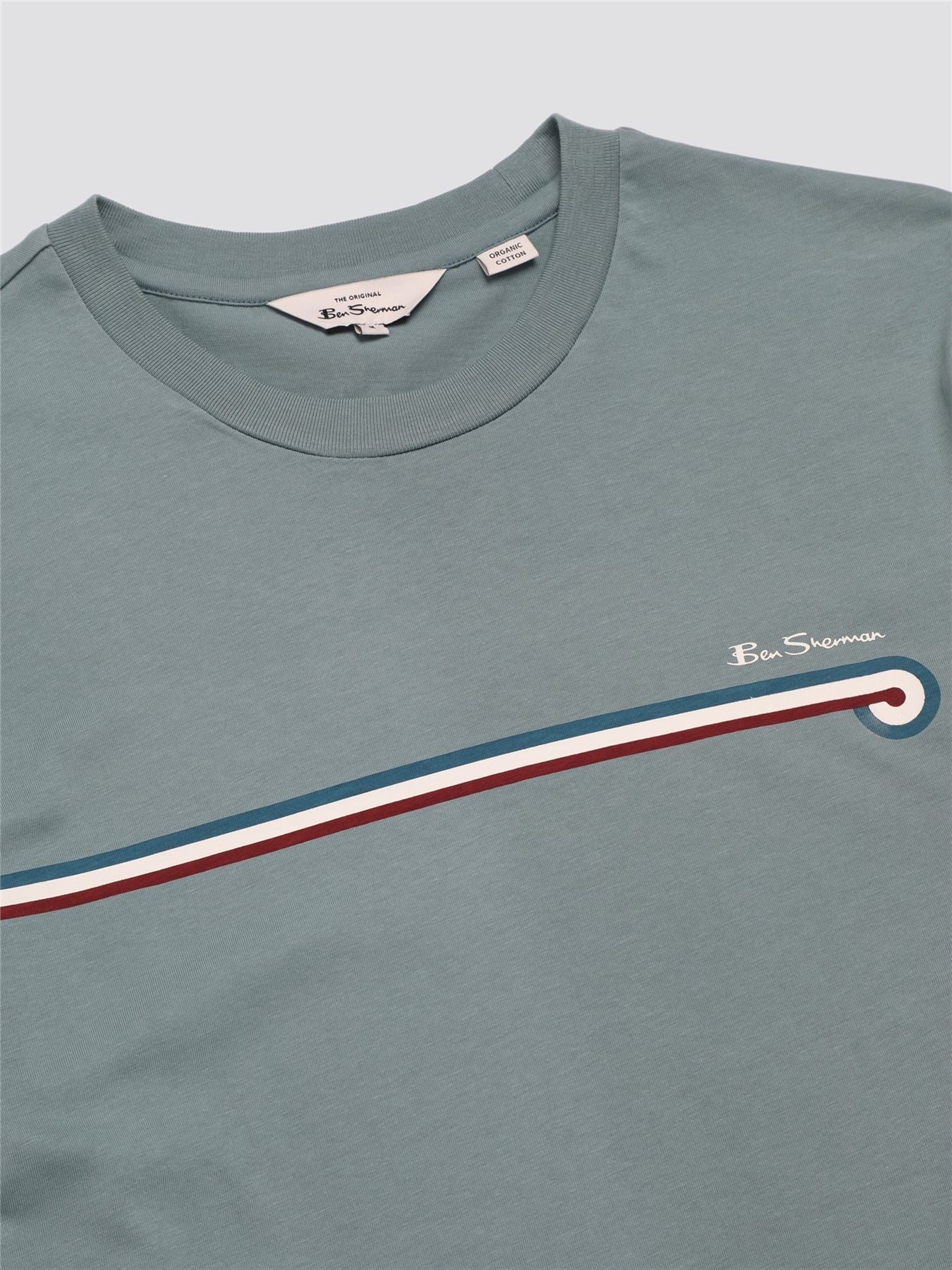 Ben Sherman Core Stripe T-Shirt for Mens (0076114) in 2 Colours, 2XL-5XL