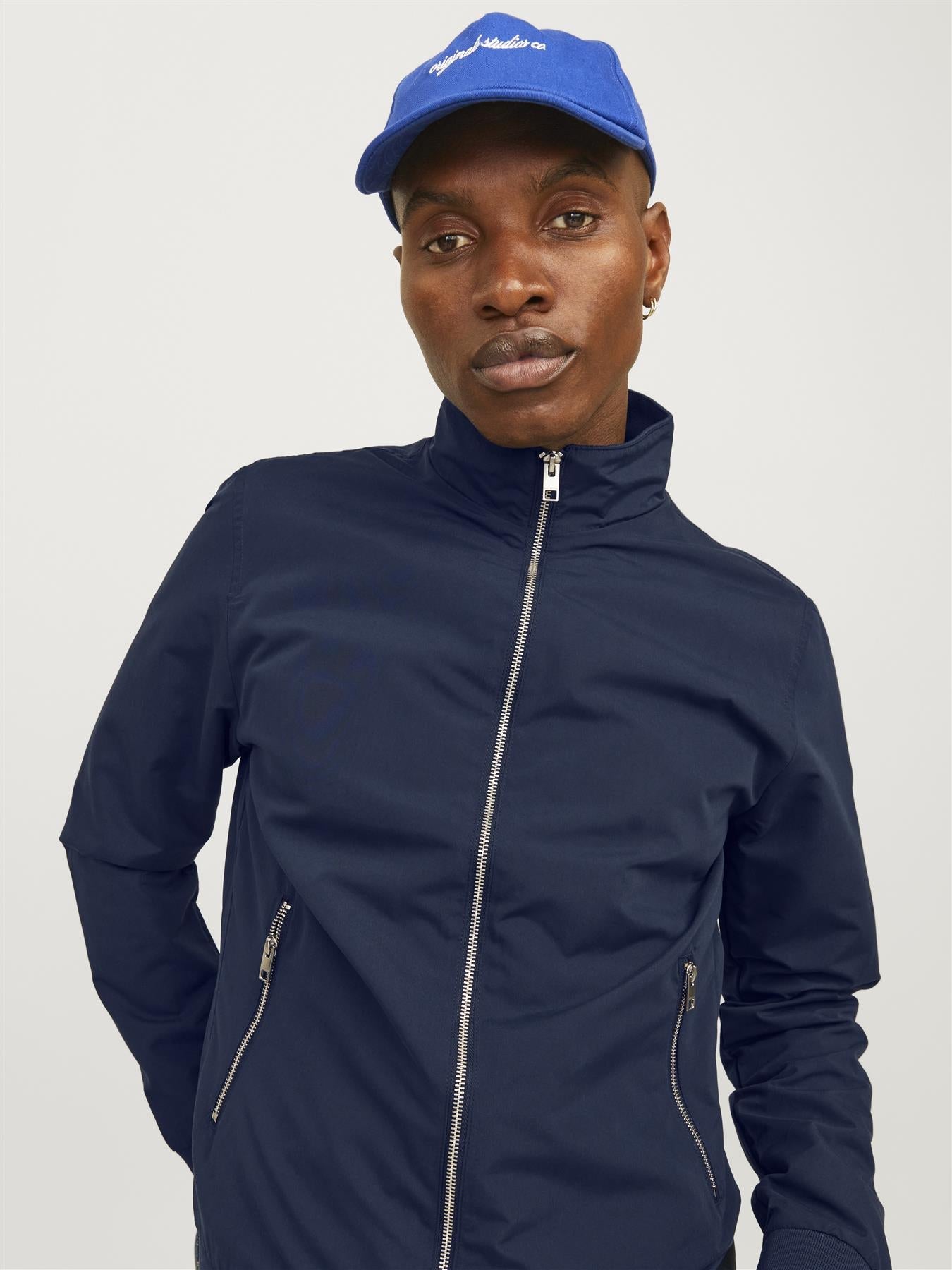 Jack & Jones Bomber Jacket For Men (JJERUSH HARRINGTON) in 3 Colours, L-XL