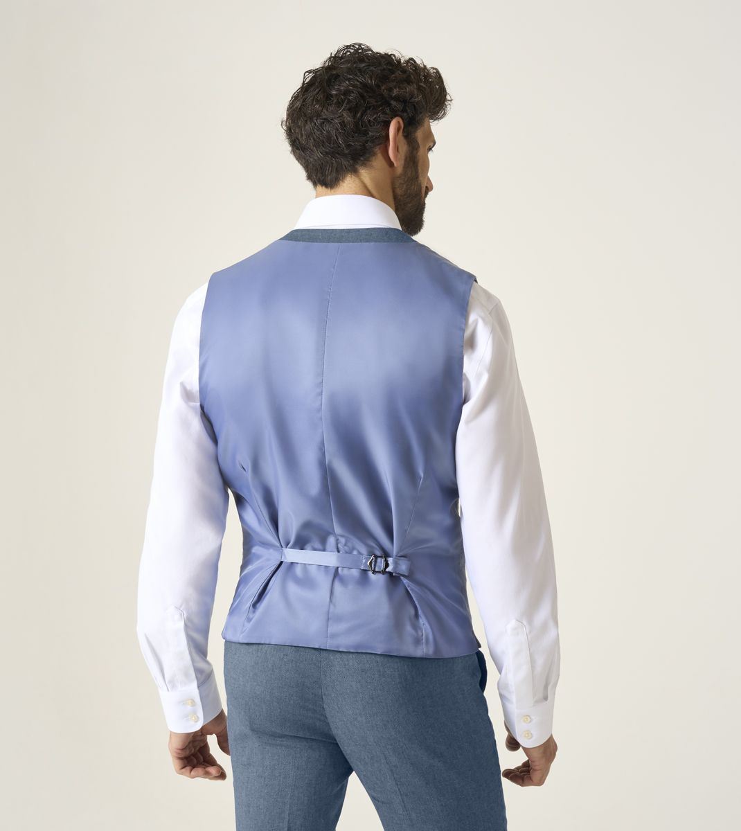 Skopes Calvados Suit Waistcoat For Men in Blue, 36R-62R