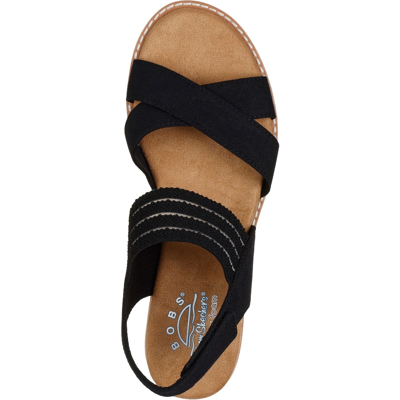 Skechers Women Sandal - Desert Kiss Shore Enough in Black, 3-8 - GAR114130