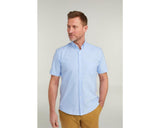 Double Two Men's Plus Size Oxford Casual Shirt in 3 Colour Options 2XL to 5XL (DTLS1109)
