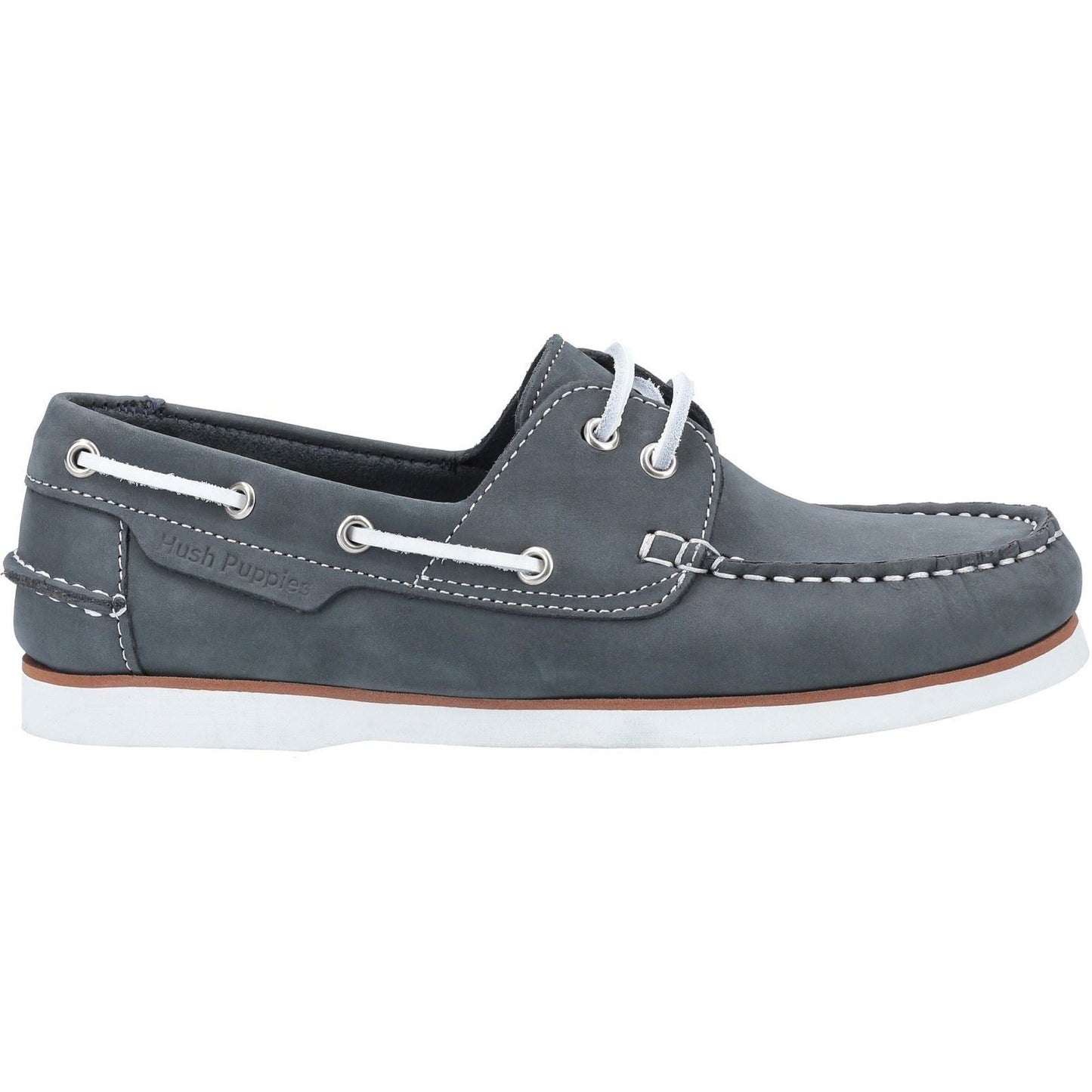 Hush Puppies Hattie Laces Ladies Shoes in Navy