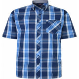 Espionage (SH385) Men's Plus Size Check Shirts in 3 Colour Options 2XL to 8XL