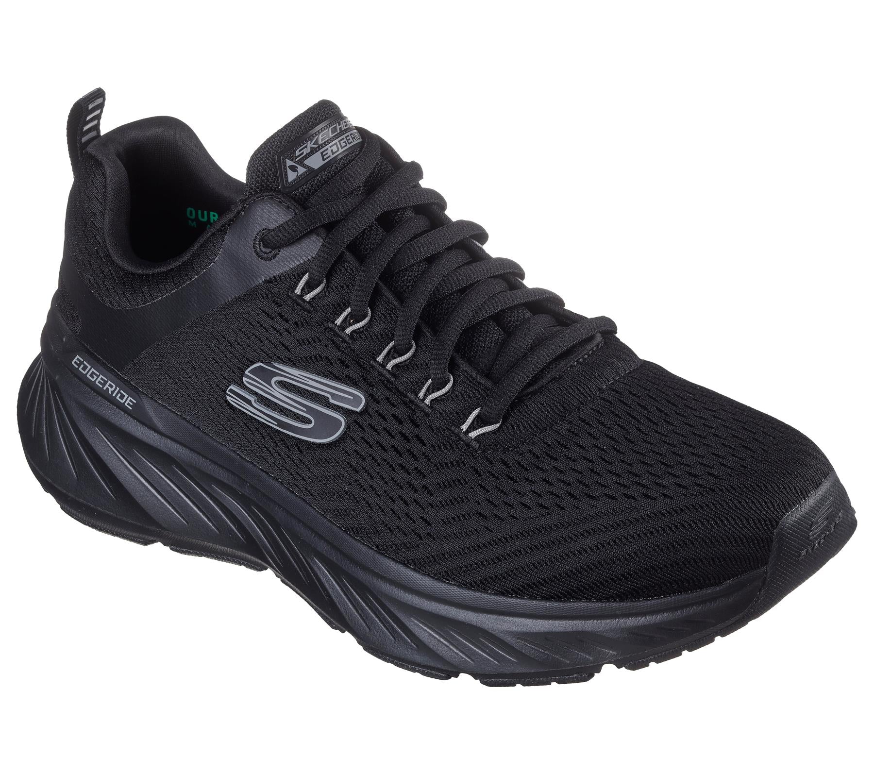 Skechers Lace Up Sneaker Shoe For Men Edgeride Contention in Black, 5.5-13