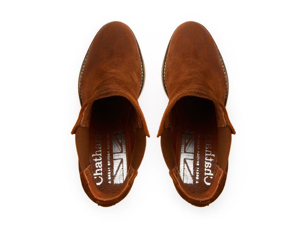 Chatham Women's Savannah Suede Chelsea Boots in 2 Colour Options 3 to 8