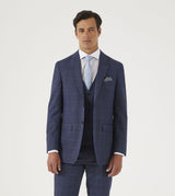 Skopes Tailored Fit Men's Anello Suit Jacket in Blue 34 to 62