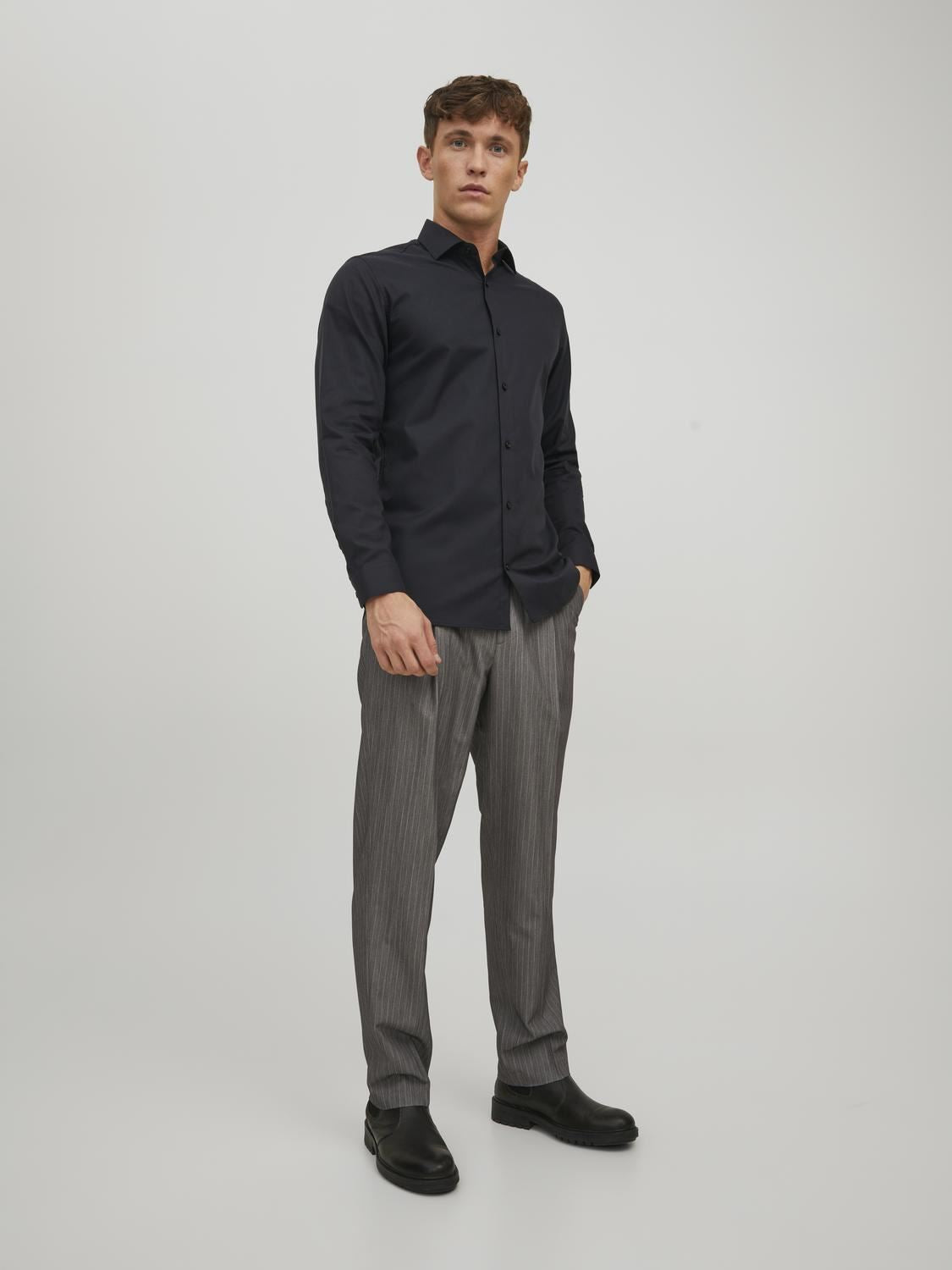 Jack & Jones Long Sleeves Shirt For Men (JPRBLAPARKER) in 6 Colours, L-XL
