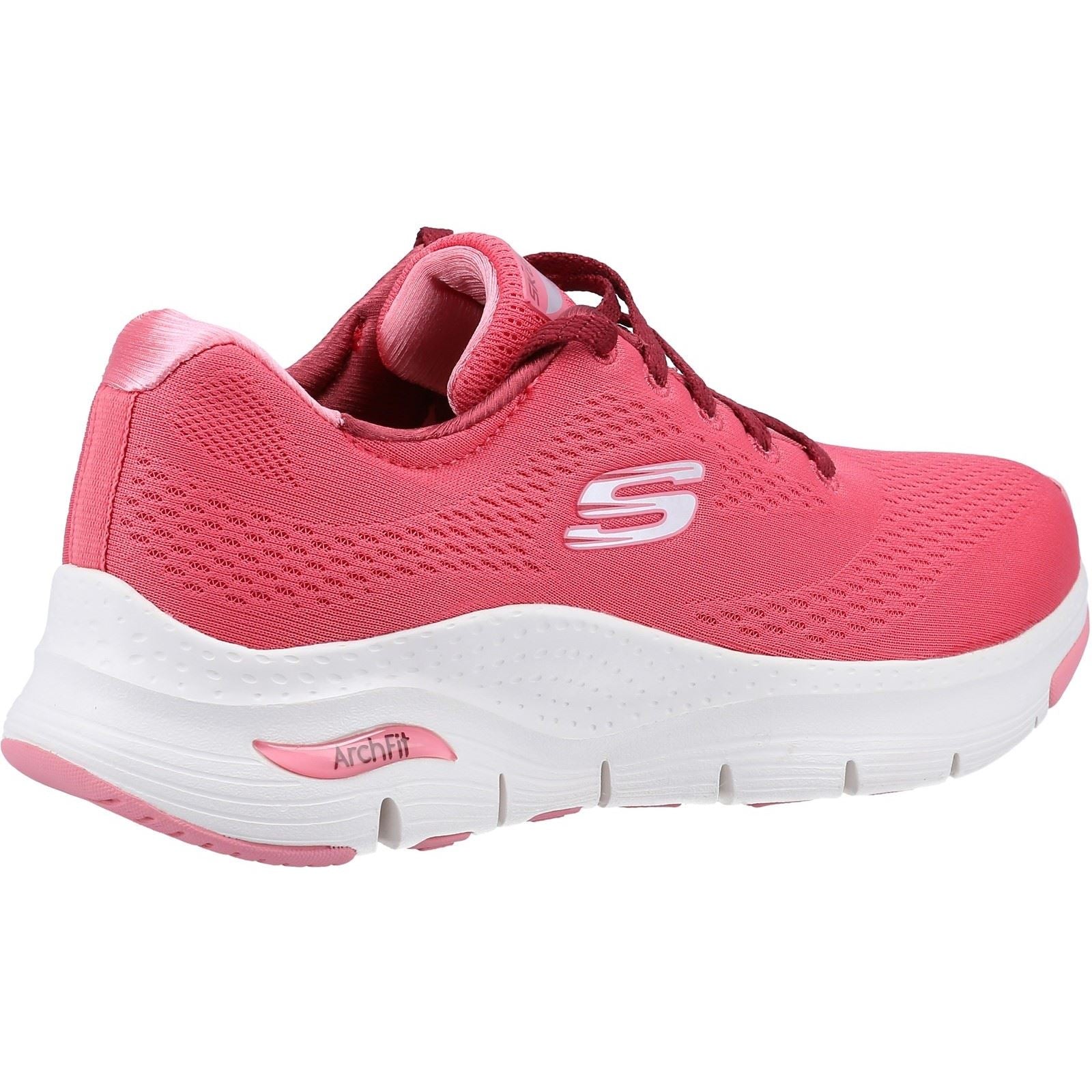 Skechers Arch Fit Sunny Outlook Sports Shoe Ladies Sports in Pink