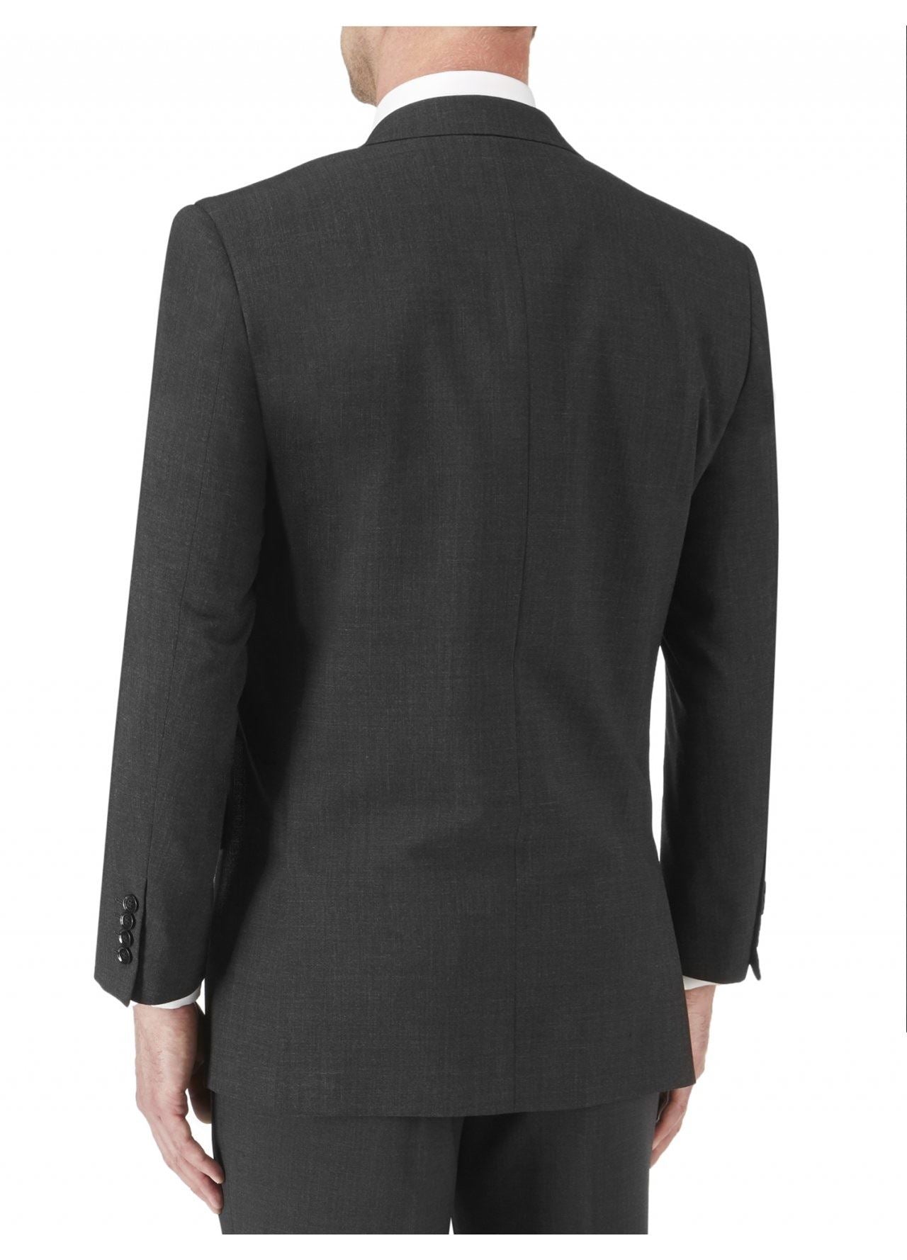 SKOPES Wool Blend Darwin Charcoal Suit Jacket in Size 34 To 62, S/R/L
