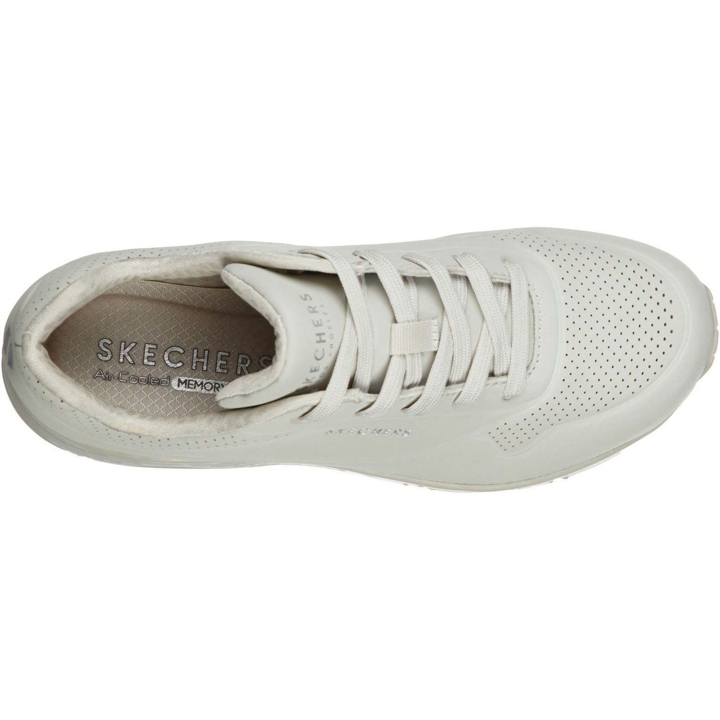 Skechers (GAR73690) Ladies Sports Uno Stand On Air in Black and White Size 2-8