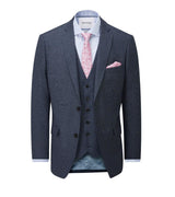 Skopes Men's Tailored Fit Suit Jacket Harcourt In Blue Colour Size 34 - 62