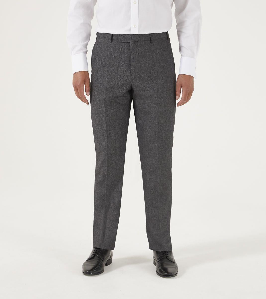 Skopes Men's Harcourt Tailored Fit Trouser in Grey Waist 34 to 62, Insideleg 29,31,33