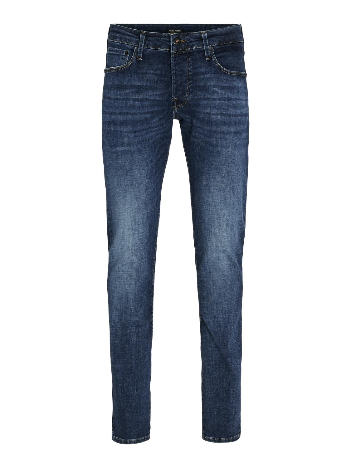 Jack & Jones Slim Jeans For Men - JJIGLENN JJICON JJ 057 50SPS NOOS in Blue Denim, 26W-38W