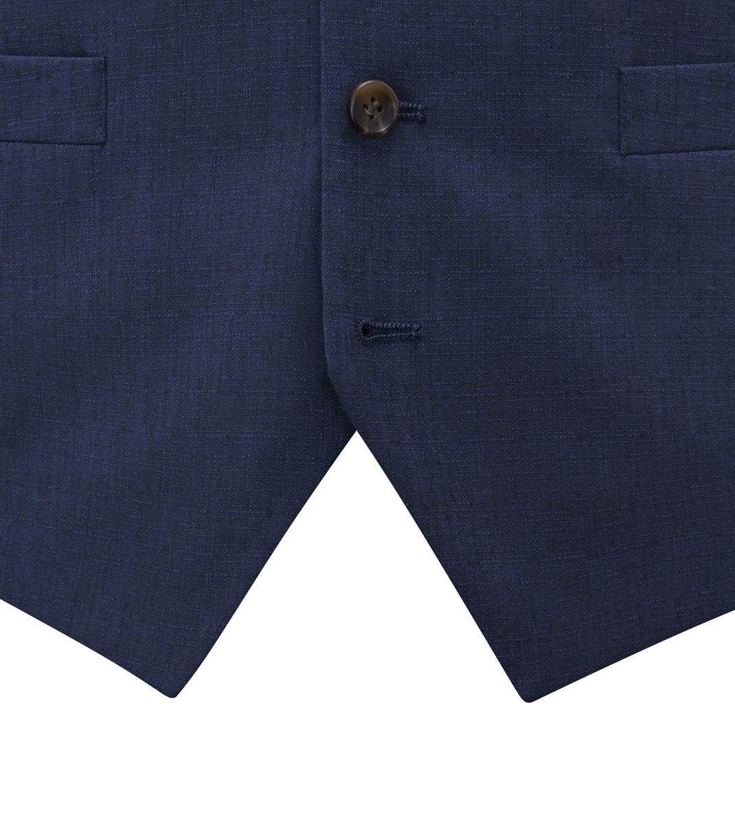 Skopes Caspian Suit Waistcoat For Men in Navy Blue, 34R-62R