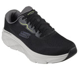 Skechers Lace Up Walker Shoe For Men D'Lux Walker 2.0 Swave in Black/Lime, 5.5-14