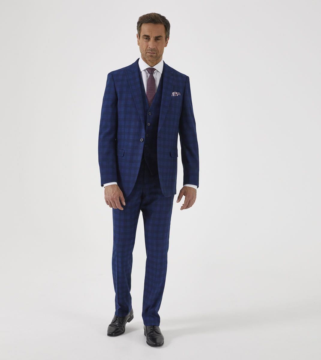 Skopes Tailored Fit Suit Jacket Felix in Blue