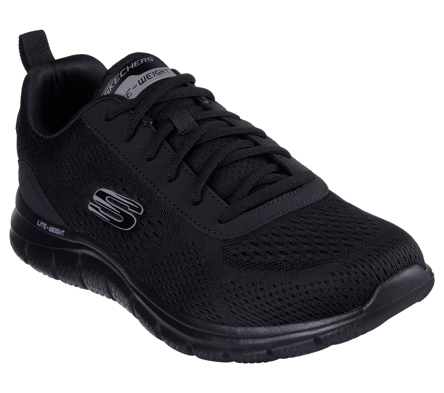 Skechers Lace Up Shoe For Men Track Leshur in Black, 5.5-13