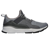 SKECHERS Men's Relven-Arkson Slip On Stretch Laced Sporty Casual Comfort Sneaker in Light Grey