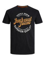 Jack & Jones Plus (12245500) JJMIKK Crew Neck T-Shirt in 3 Colour Options 1XL to 6XL