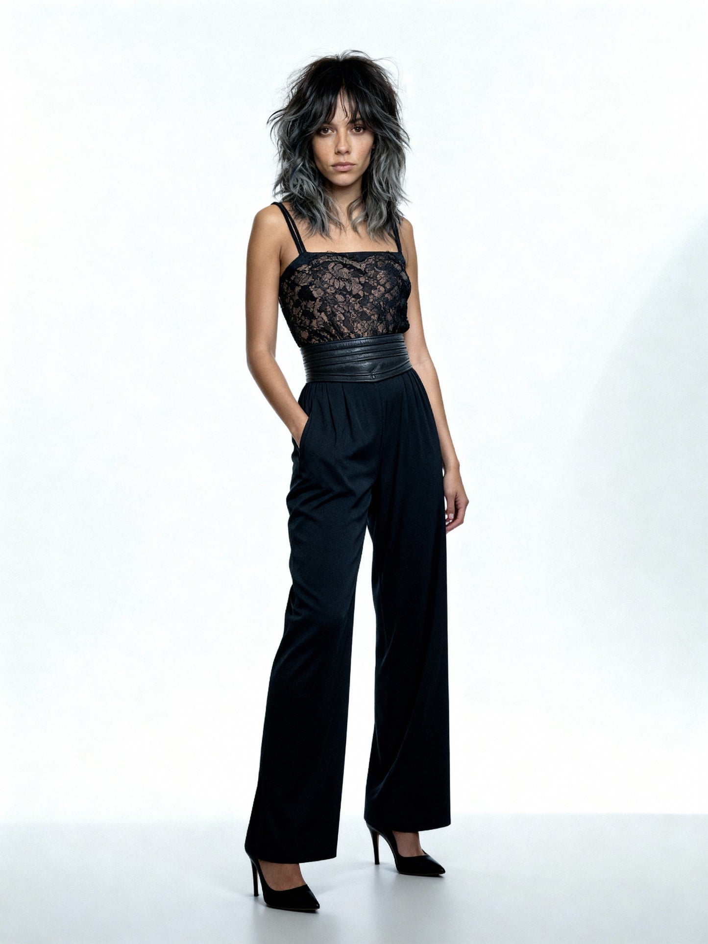 Vintage 1980S Trouser Jumpsuit UK 12 -14