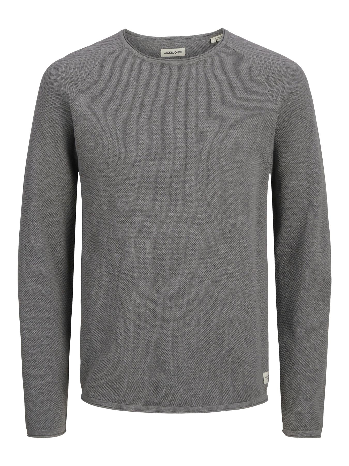 Jack & Jones Crew Neck Knitted Pullover For Men (JJEHILL) in 3 Colours, L-XL