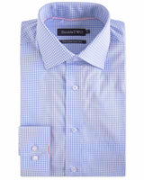 Double Two Mens Big Size Pure Cotton Easy Care LS Formal Shirts (SAW19)