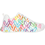 Skechers Women Trainers - Uno Lite Heart Of Hearts in 2 Colours, 3-8 - GAR177977