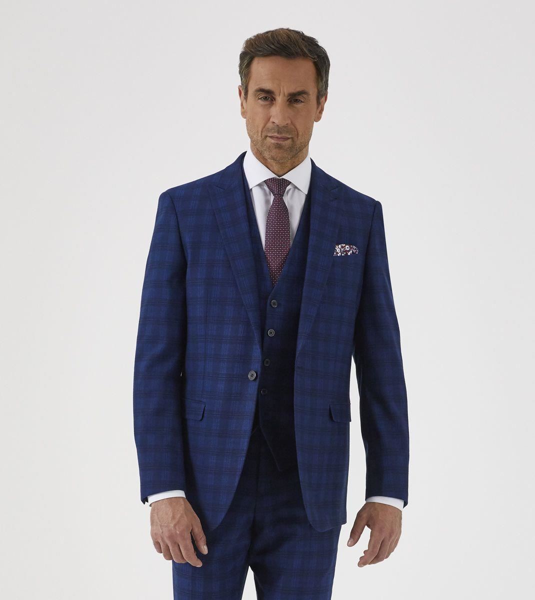 Skopes Tailored Fit Suit Jacket Felix in Blue