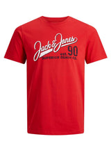 Jack & Jones Mens Plus Logo Printed Tee