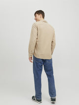 Jack & Jones Long Sleeves Shirt For Men (JJECLASSIC MELANGE) in 4 Colours, L-XL