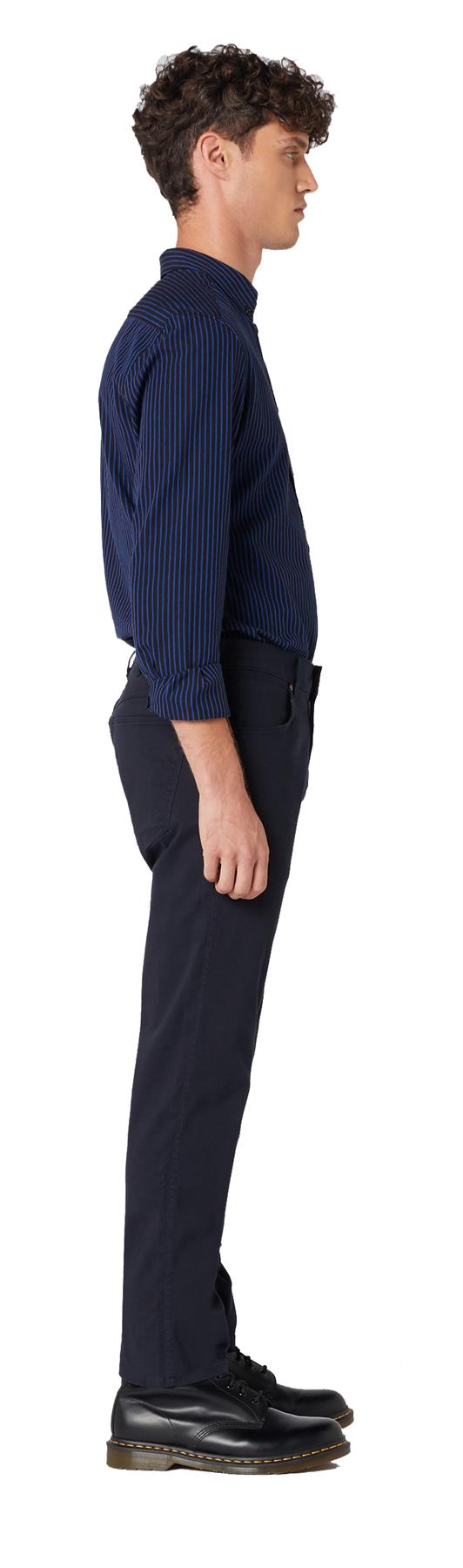 Wrangler Mens Greenboro Stretch Straight Leg Twill Trousers