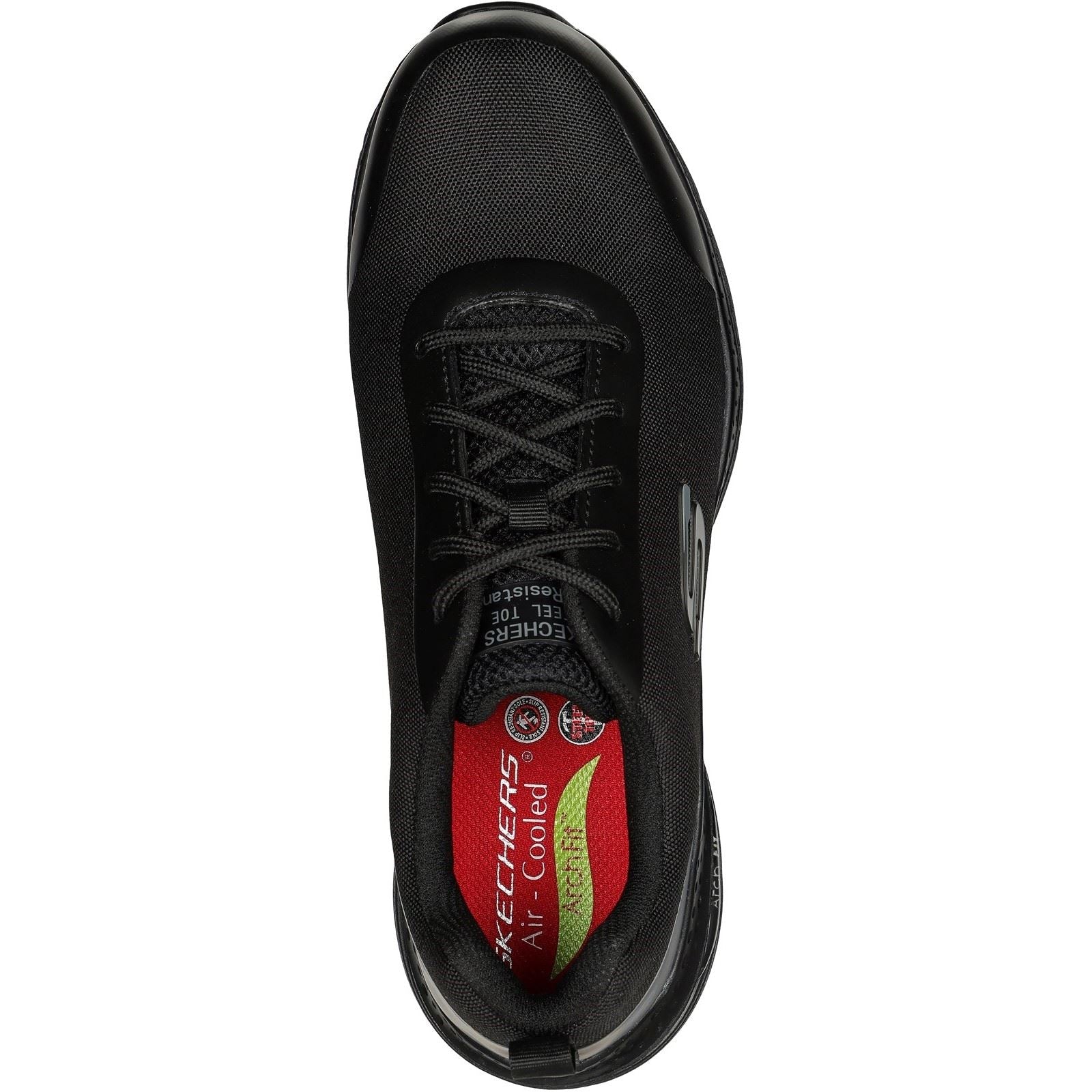 Skechers Men Trainers - Arch Fit Sr Ringstap Safety in Black, 6-12 - GARS200086EC