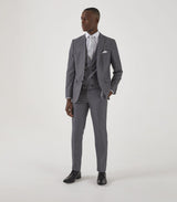 Skopes Men's Harcourt Tapered Fit Trouser in Silver 28 Short to 56 Long
