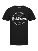 Jack & Jones Plus (12245505) JJSTANLI Crew Neck T-Shirt in 3 Colour Options 1XL to 6XL