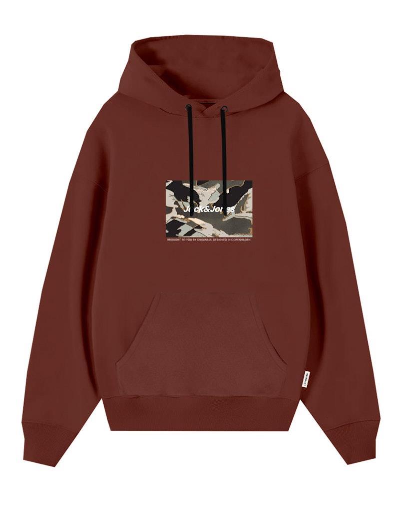 Jack & Jones Long Sleeves Sweatshirt Hoodie For Men (JORVESTERBRO NEWTON BOXFRONT) in 2 Colours, L-XL
