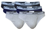 Duke Men's Big Size 6 Pairs Pack Jersey Cotton Briefs 1XL - 10XL
