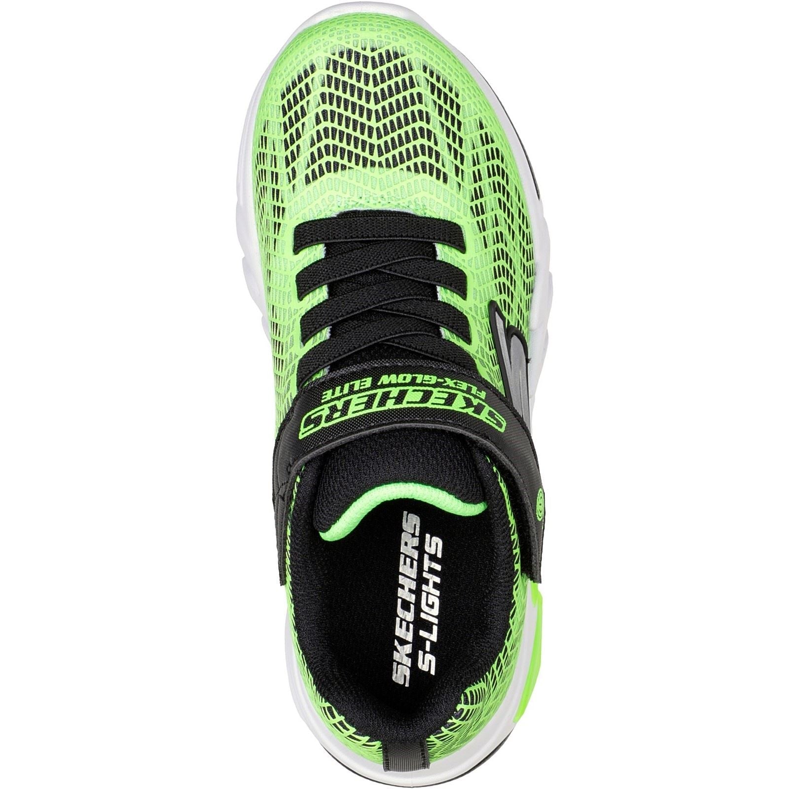 Skechers (GAR400137L) Childrens Sports Flex-Glow Elite Vorlo Shoes in UK 1.5 to 13.5