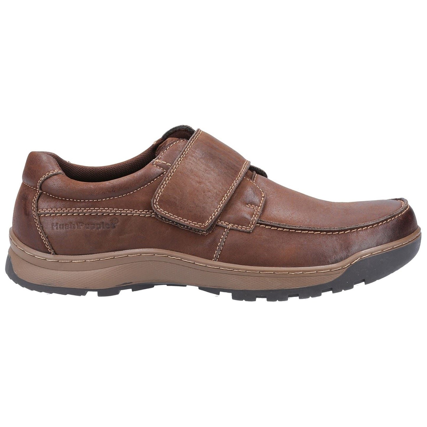 Hush Puppies Classic Touch Fastening Shoe For Men (Casper) in 4 Colours, 6-12
