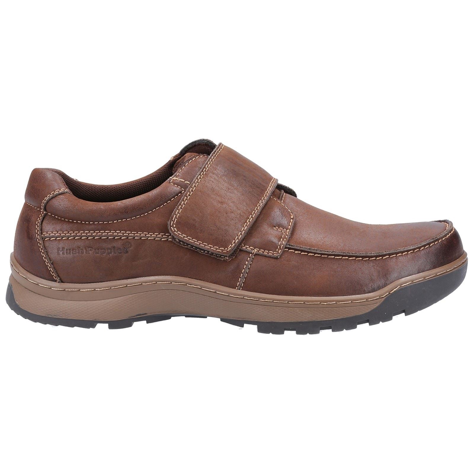 Hush Puppies Classic Touch Fastening Shoe For Men (Casper) in 4 Colours, 6-12