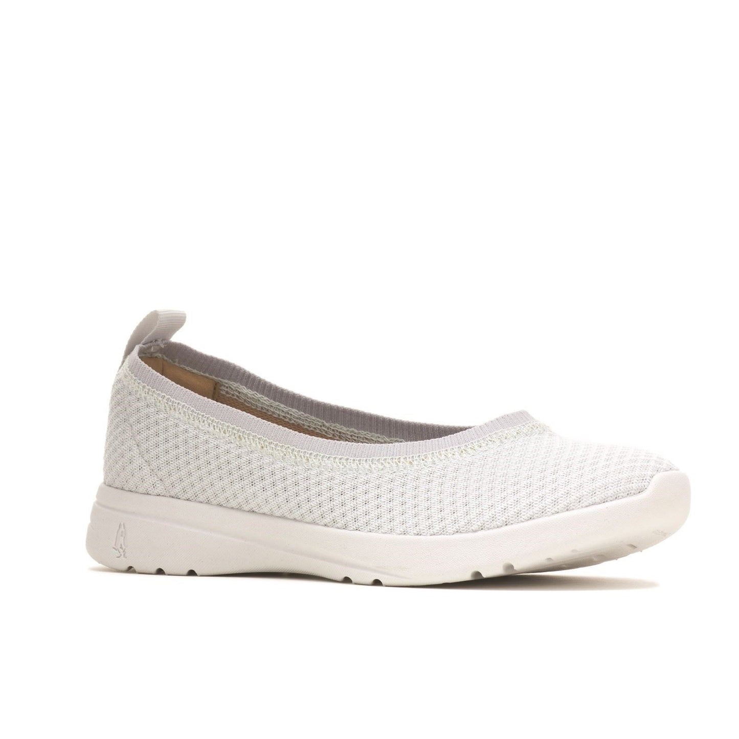 Hush Puppies Good Ballet Slip Ons Ladies Shoes in Grey