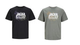 Jack & Jones Twin Pack Short Sleeve Printed Tee Size 1XL
