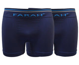 FARAH Men's Cotton Jersey 2PK Seamless Boxer Shorts Size, S - XXL