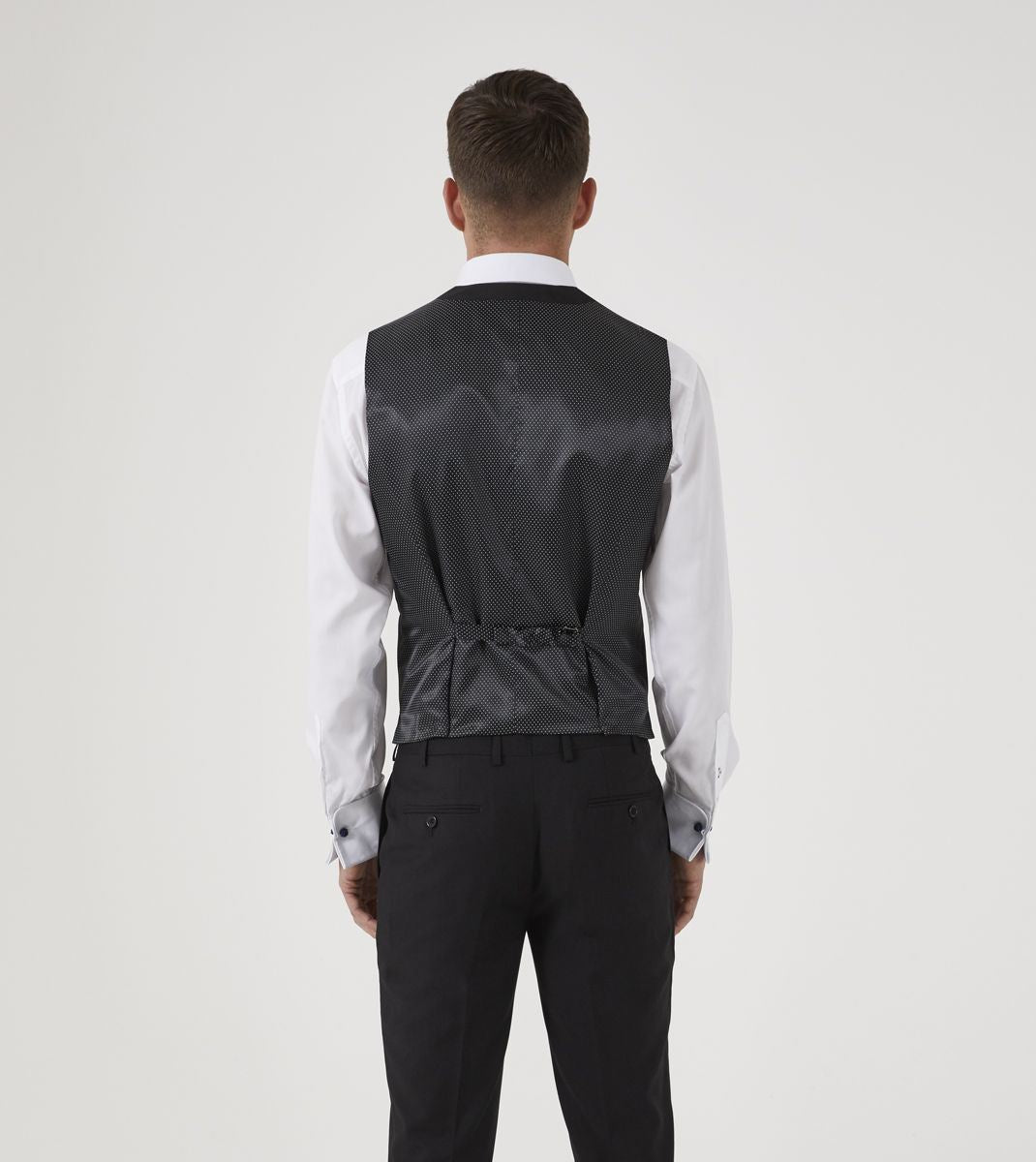 Skopes Milan Suit Waistcoats For Mens in Black, 34 to 50