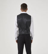 Skopes Milan Suit Waistcoats For Mens in Black, 34 to 50