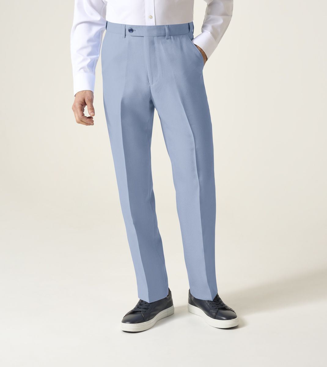 Skopes Brooklyn Regular Fit Trousers Light Blue, 34W-54W