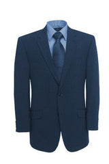 SKOPES Classic fit Wool Blend Suit Jacket in Navy stripe Size 64 to 72