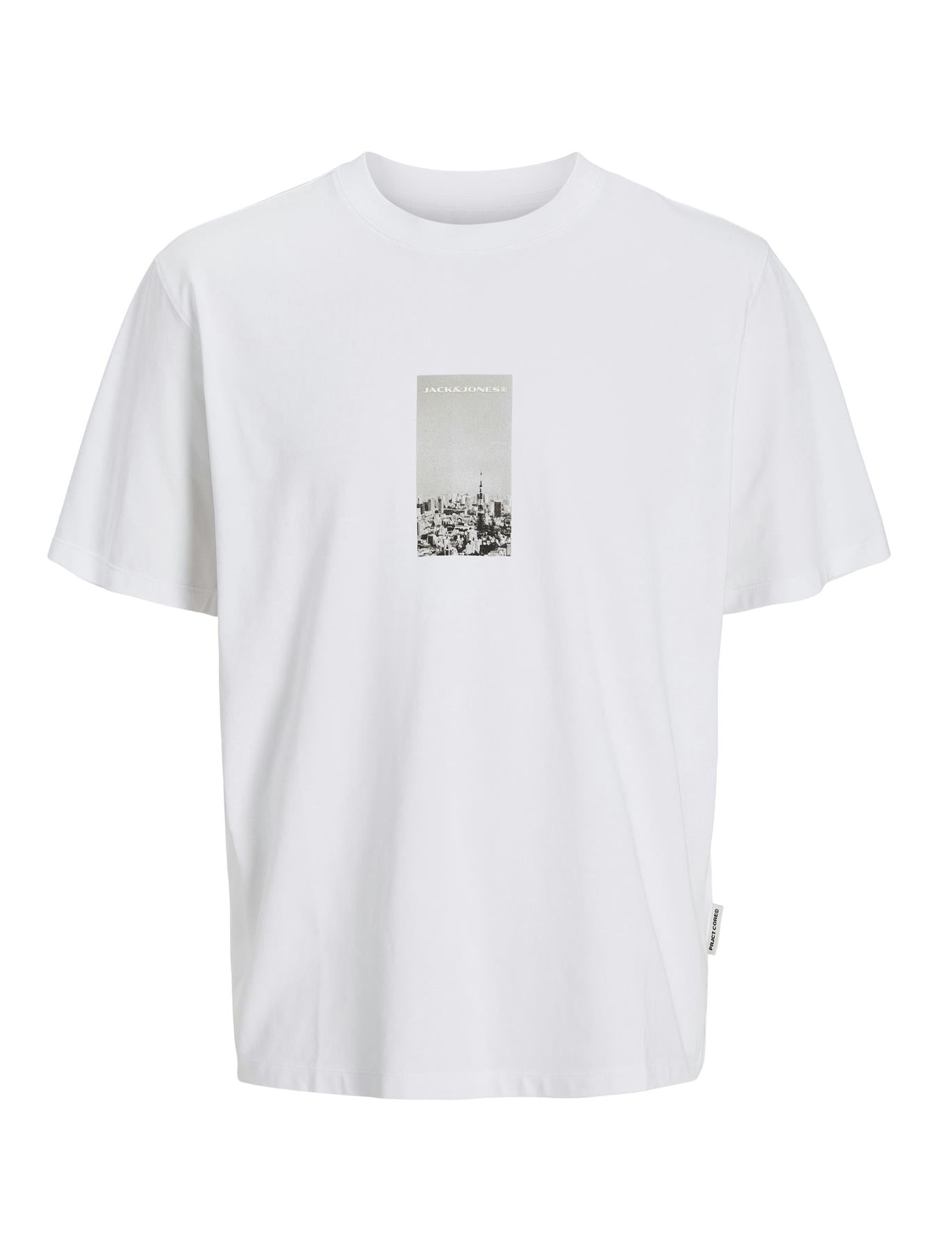 Jack & Jones Short Sleeves T-shirt For Men (JCOPACER PHOTO BRANDING) in 3 Colours, 3XL-8XL