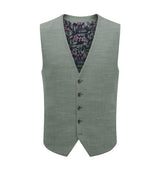 Skopes Elio Suit Waistcoat For Men in Sage Green, 34R-62R