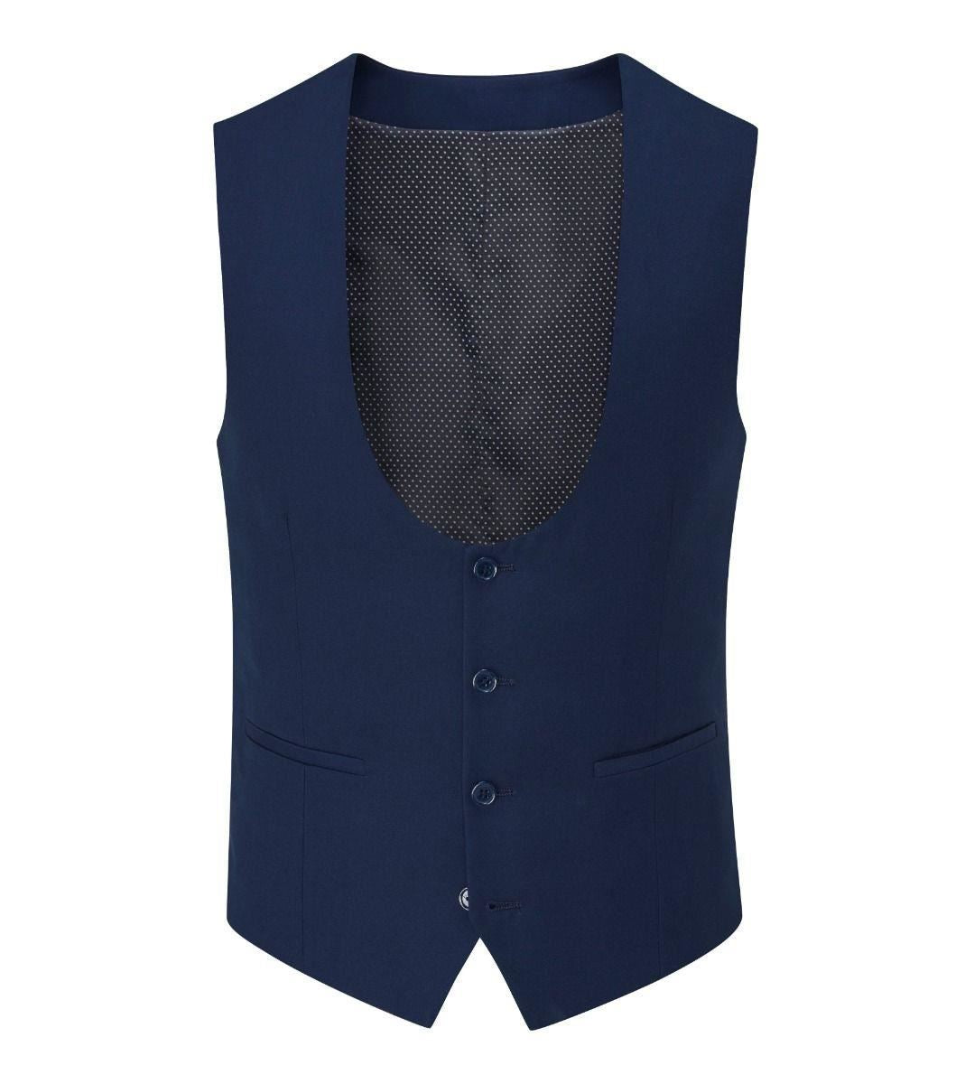 Skopes Men's Milan Scoop Waistcoat in Blue 34 to 48 Regular